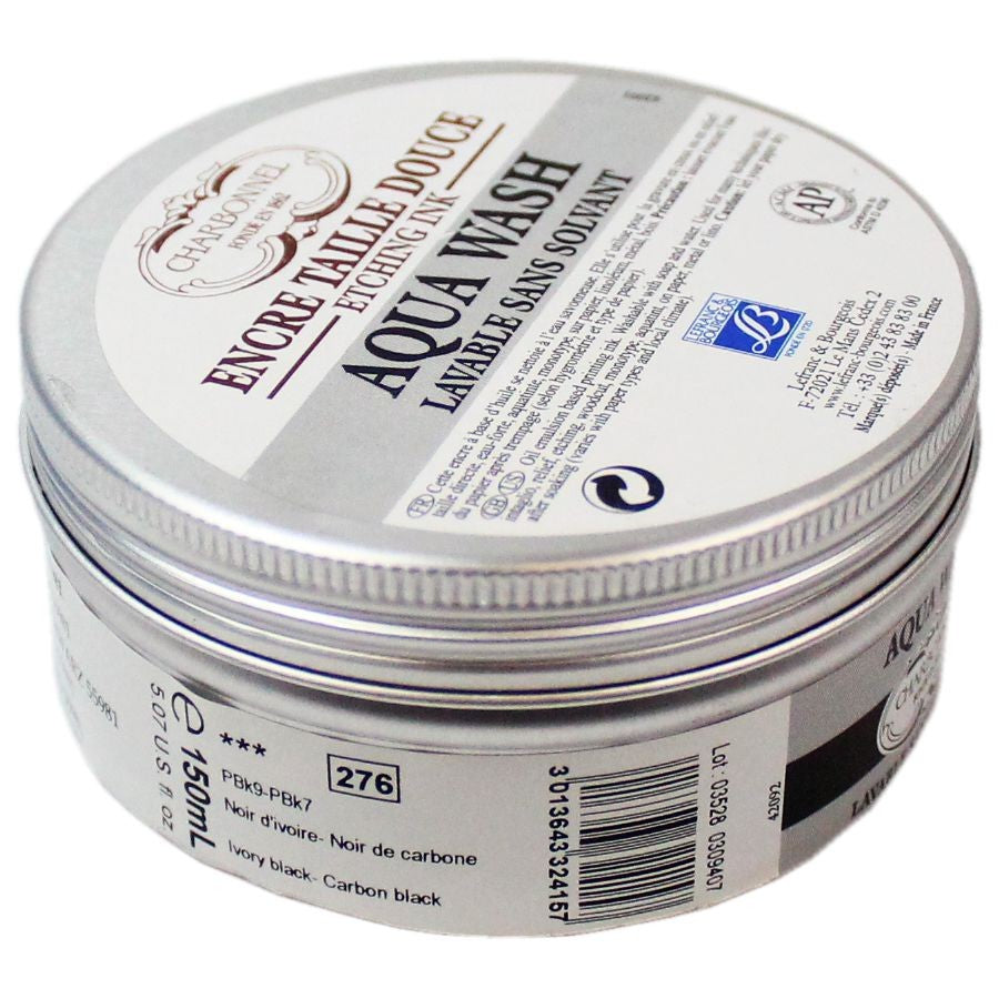 Tinta Para Gravura Aqua Wash Charbonnel 150ml 276 55981 Black